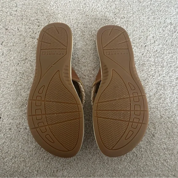 Sperry Brown and Beige Sandals - Picture 2 of 3